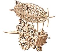 Simulus Maquette 3D Mobile en Bois Dirigeable Steampunk 25 x 30 cm - 349 ...