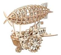 Simulus Maquette 3D Mobile en Bois Dirigeable Steampunk 25 x 30 cm - 349 ...
