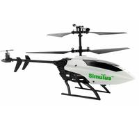 Simulus Mini-hélicoptère télécommandé avec 3 rotors et gyrostabilisateur GH-233