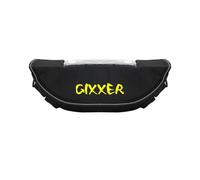 SiMuRYP Sacoches De Guidon Moto pour Gixxer150 Gixxer250SF 250 Gixxer155 150SF Sac De Rangement Étanche pour Guidon Écran GPS(Yellow)