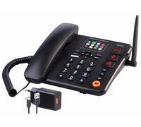 Simvalley Communications Téléphone fixe 4G double SIM TTF-410 avec batterie rechargeable