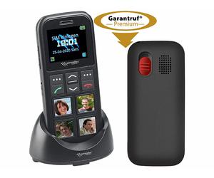 Simvalley Mobile Téléphone mobile senior 4G RX-850 avec appel d'urgence et GPS