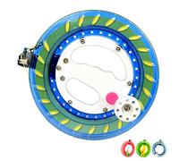 Simxkai Enrouleur de Fil de cerf-Volant, Enrouleur de Ligne de cerf-Volant, 20 cm de diamètre (Bleu)