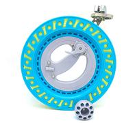 Simxkai Grand enrouleur de moulinet de cerf-volant avec frein en alliage de magnésium multidirectionnel pour adulte professionnel volant (bleu)