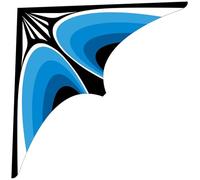 Simxkai Large Delta Kite for Kids & Adults, Easy to Fly for Boys & Girls Beginners (Blue)