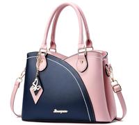 SiMYEER Sacs à main et sacs à main avec poignée sur le dessus - Sac fourre-tout pour femme, 4-Bleu Rose, Medium