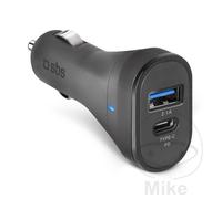 SIN MARCA adaptateur de charge de voiture USB SBS USB-C 2.1A + 3A