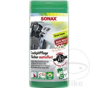 Sonax 04128000 Cockpit Lingettes apaisantes mattef Purr-FECT Green Lemon Boîte, Lot de 25