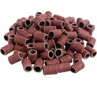 Sina 100x capuchons de ponçage bandes abrasives manchons de ponçage pour fraise à ongles - grain 120 - Parfait pour la manucure et la pédicure"