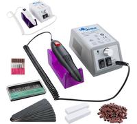 SINA Fraises à ongles électriques | ponceuse à ongles electrique | Lime à Ongles électrique | 100 manchons abrasifs | 20 000 tr/min