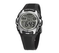 SINAR Montre de Jeunes Enfants Numérique Quartz Silicone XE-50-1 Noir Argent