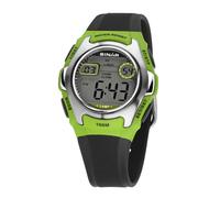 SINAR Montre de Jeunes Enfants Numérique Quartz Silicone XE-50-3 Vert Argent