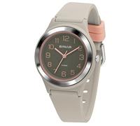 SINAR XB-48-5 Montre de sport analogique à quartz pour fille 10 bars Gris rose, gris, bracelet