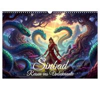 Sinbad - Reisen ins Unbekannte (Wandkalender 2027 DIN A3 quer), CALVENDO Monatskalender: Fantastische Sinbad-Abenteuer in 12 eindrucksvollen Bildern.