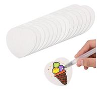 Sinbana 15pcs Papier Texturé en Mousse Magique, Coton à Base de Pâte de Bois Doux 3D Peinture Texturée en Mousse pour Peinture Loisirs Créatifs et Décorations Suspendues Conception (Cœur)