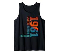 Since 1961 Limited Edition Octobre 1961 Année 1961 Retro 1961 Débardeur