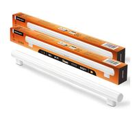 SINCELIGHT Ampoule LED S14s 500mm pour Miroir de Maquillage, Double Extrémité, 10W, 1100lm, Blanc Chaud 2700K, ICR élevé 92, Éclairage de maquillage, Tube LED pour Salle de Bain, Lot de 2