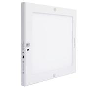 SINCELIGHT Détecteur de Mouvement PIR Plafonnier LED 18W, Marche/Arrêt Automatique, Activé par le Mouvement, Double Mode Réglable, Blanc Froid 6000K, Montage en Surface pour Couloir/Véranda, Lot de 1