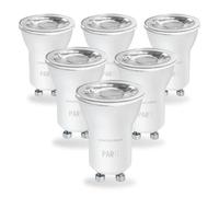 SINCELIGHT GU10 RAR11 Ampoule à Réflecteur(Ø35mm) LED avec Culot Gu10, 3W, 280 Lumens, équivalent halogène 25W, 6000K (Blanc Froid), Couleur Magnifique RA≈85, Angle de Faisceau 35°, Lot de 6