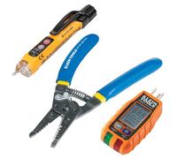 Sincelo Outlet Repair Tool Kit with GFCI Receptacle Tester, Non Contact Voltage Tester and Wire Stripper, 3-Piece Klein Tools 80041