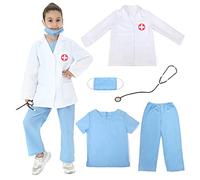 Sincere Party Enfants unisexe docteur jeu de rôle Costume docteur fantaisie habiller ensembles de jeu Style D 7-9 ans