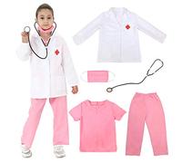 Sincere Party Enfants unisexe docteur jeu de rôle Costume docteur fantaisie habiller ensembles de jeu Style C 3-5 ans