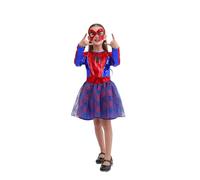 Sincere Party Fille araignée fantaisie dress up costume avec masque pour les yeux 5-6 ans