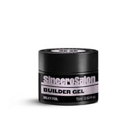 SINCERO SALON Easy Fluid Gel Construction Ongle UV - Milky Foil - TPO Free - Idéal pour French Manucure - Nail Extension Gel et Modelage - Cache les Défauts des Ongles - Builder Gel - 15ml