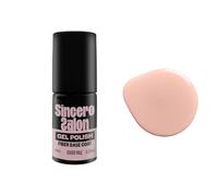 SINCERO SALON Fiber Base Coat Vernis Semi Permanent Cover Pale - Base Coat Constructrice pour Ongles - Renforcement & Protection des Ongles Fins et Cassants - Auto-nivelante - Gel UV LED - 6ml