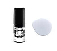 SINCERO SALON Rubber Base Gel UV LED - Base Semipermanente Autonivelante pour Ongles - Renforcement des Ongles & Modelage Léger - Super Élastique - Base Professionnelle pour Manucure Française - 6ml