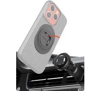 sincetop Support de téléphone pour Grille d'aération de Voiture avec Clip en métal Série Q [Quad] - Fixation Rapide, Rotation 360°, Compatible iPhone, Android et Tous Smartphones.
