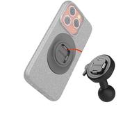 sincetop Support Téléphone Moto Universel à Rotule 1” - Série Q [Quad] | Fixation Rapide, Orientation 360°, Compatible iPhone, Android et Tous Smartphones