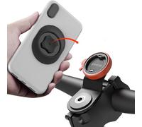 sincetop Support Telephone Velo, Porte Smartphone Vélo pour Guidon et Potence de vélo de Montagne, Fixation/Détachement Rapide pour VTT/Vélo de Route【Sér. C-1re gén.】