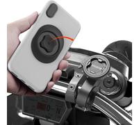 sincetop Support Telephone Velo,Porte Telephone Moto avec Adaptateur Universel,Support de Guidon de vélo Tout-Terrain pour VTT, Scooter, vélo trotinetteélectrique et de Route【Sér. C-2e gén.】