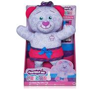 Sinco Scribble Me : Ours Friends - Violet - Animal en peluche de 38,1 cm, 3 stylos de coloriage rose/violet-vert, gribouille-lavage-répétition, jouet de dessin et d'artisanat, pour enfants à partir de