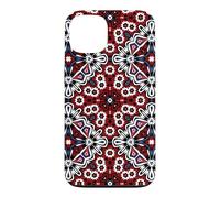 Sindhi Ajrak. Motif kaléidoscope Mandala Ethnique Coque pour iPhone 13