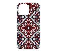 Sindhi Ajrak. Motif kaléidoscope Mandala Ethnique Coque pour iPhone 13 Pro Max