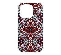 Sindhi Ajrak. Motif kaléidoscope Mandala Ethnique Coque pour iPhone 14 Pro