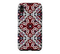Sindhi Ajrak. Motif kaléidoscope Mandala Ethnique Coque pour iPhone XS Max