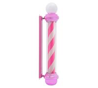 Sindipanda Barre de coiffeur LED rotative 100 cm, rose et blanc, lumière étanche IP44, lampe murale de salon avec LED 15 W 5600 K, pour salon de coiffure, salon de beauté SPA
