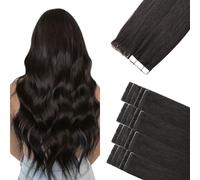 Sindra Extension Adhesive Injection Cheveux Naturel #1B Noir Naturel Invisible Tape In Hair Human Hair 20pcs 50cm 55g Adhesive Extension Cheveux (#1B-50cm)
