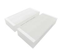 SINEA - 2 lots de Filtres G4 & F7 compatible VMC Double Flux UNELVENT Domeo 210/210 FL - 275x125x48 mm - haute efficacité de filtration de l'air