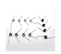 SINEKY Ressort de Torsion personnalisé, 10 pièces, diamètre de Fil de 0.8mm, Angle de Ressort en Forme de V, 180/120/90/60 degrés, Petite Torsion, 3/6/9 Tours(180 Degrees,9 LAPS_9MM)