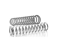SINEKY Ressorts de Compression en Acier Inoxydable 304, 10 pièces, Fil à Ressort en Forme de Y, diamètre 1mm OD 6/7/8/9/10/11/12/13/14/15/16/18/20mm, Longueur 10-50mm(40mm (10Pcs),9MM_1.0MM)