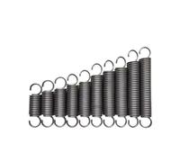 SINEKY Ressorts d'extension avec extrémités de Crochets, 2/5 pièces, Fil à Ressort de Tension en Acier, diamètre 1mm, diamètre extérieur 5-12mm, Longueur 30~300mm, pour Bricolage(240mm(2pcs),5mm)