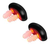 Sinezy Comfort Red Light Therapy - appareil de lumière rouge thérapie pour nez et respiration - Soulage naturellement la congestion nasale à la maison (2 x noir)