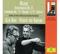 Symphonies N°35 " Haffner " , et N°41 " Jupiter " - Concerto pour piano et orchestre en ut majeur N°21, KV 467