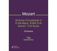 Sinfonia Concertante in E-flat Major, K364 (Full Score) - Full Score Sheet Music (Orchestra)
