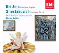 Sinfonia Da Requiem/symphony No. 10 (Rattle, Cbso) (CD) Album