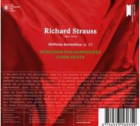 SINFONIA DOMESTICA - MP/MEHTA,ZUBIN CD NEUF STRAUSS
